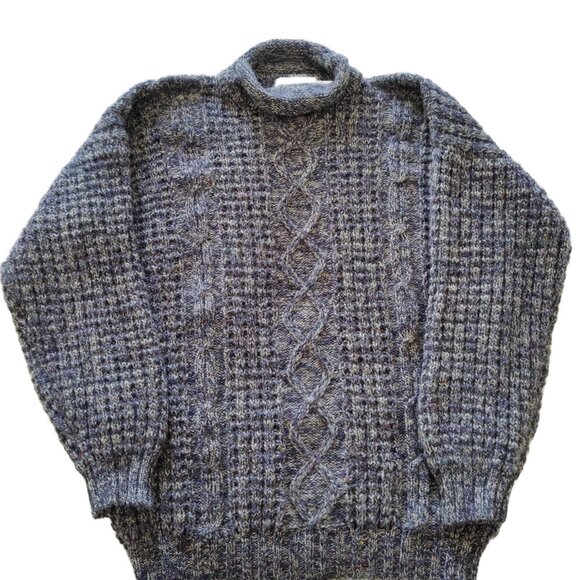 Men's Gray Crewneck Sweater - Picture 1 of 8